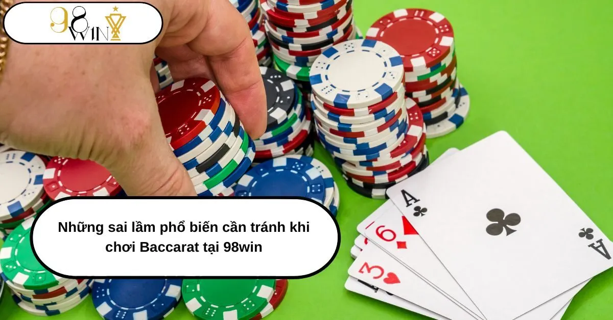 Những Sai Lầm Phổ Biến Cần Tránh Khi Chơi Baccarat tại 98win cho người mới bắt đầu